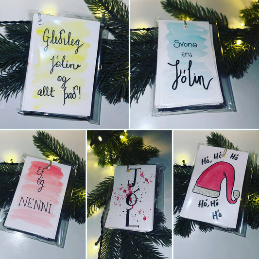 Jólagjafamerkimiðar